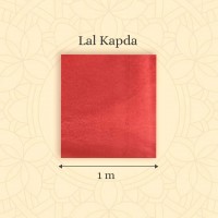 Red Chowki Cloth For Puja